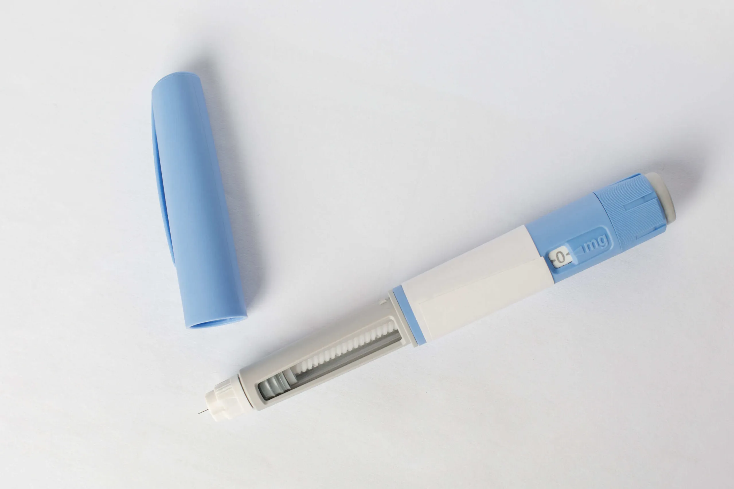 A self-administered injection pen of the kind used in medical weight management